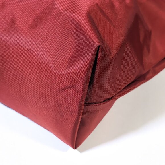 Longchamp Le Pliage Tote Red Garnet Original 'Shopping Modele' Handbag - Picture 10 of 13